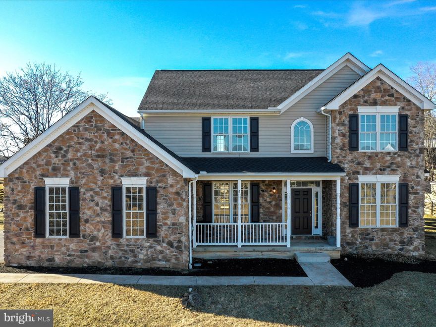 Wow!  This house has it all! 4 bedrooms, 2.5 bathrooms with a full walkout basement to expand!  Lots of upgrades done for this move in ready colonial in a fantastic neighborhood and location, with close proximity to I81 and Maryland line.  This home has an updated kitchen featuring shaker cabinets with quartz countertops and a tile backsplash.  New paint and lighting throughout.  LVP through all of the living spaces! 
 Huge master bedroom with a walk in closet, corner soaking tub, double vanity, and walk in shower.  Some of the other major new items are the heat pump, roof, and deck.  Other notable features on this home are the 2 car garage and brand new deck overlooking the fenced and private back yard!  Make this one your next home!