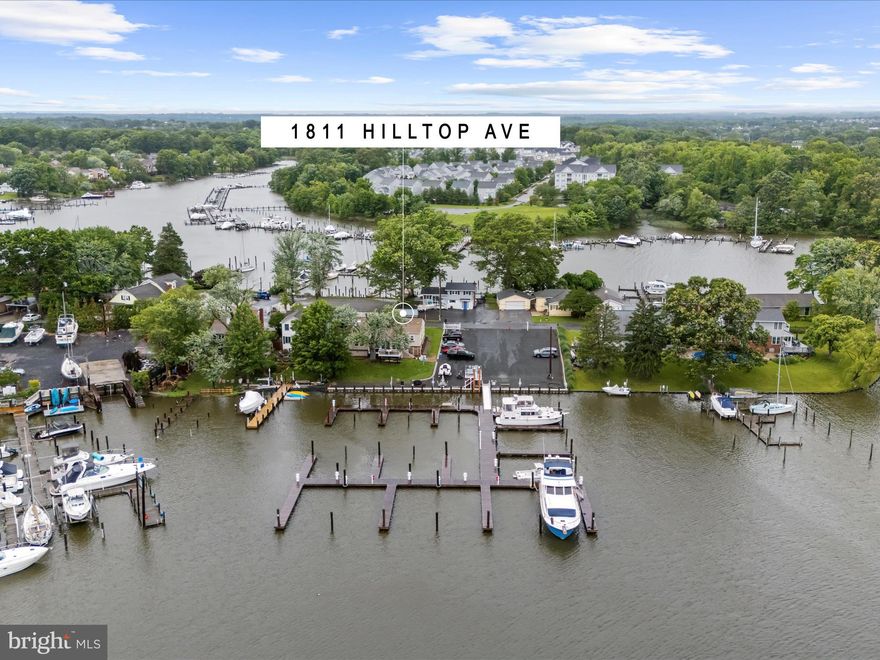 Discover your next venture with this exceptional opportunity to purchase a 22 slip marina which has been recently constructed with floating piers and 5 additional jet ski docks. This is a perfect opportunity for an owner/operator or an investor seeking a waterfront business. This hidden gem in located on the protected waters of Hopkins Creek just off of Middle River. The ranch style home on the property has been updated in recent years and features 3 bedrooms and 2.5 bathrooms. The lower level of this property has been designed as the bath house for the marina and has 2 half bathrooms  and 2 separate showers- all updated! Ample parking for all. This is a rare chance to own a marina in this sought after location.