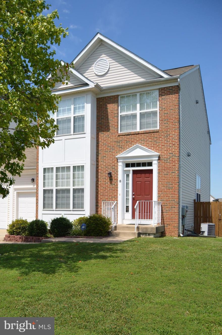 Beautiful Attached Single Family Home. Spacious Open Floor Plan with Custom Paint Throughout. Upgraded Kitchen Overlooks Large Family Room With Marble Wrapped Gas Fireplace. Finished Basement with 4th Bedroom, Full Upgraded Bath, Rec Room and Storage. Rear Deck Overlooks Large Fenced Backyard.Seller owns the propane tank&transfers to buyer to use any gas company.