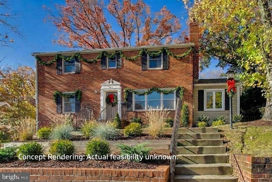 Need space and upside? This solid brick colonial gives you three full levels and just over 3,000 square feet to work with — including 5 true bedrooms and 2 full baths, one on the main-level bedroom that’s perfect for guests, multigenerational living, or a home office. The property has already appraised at $10,000 above the asking price, so you’re starting with built-in value from day one.

The major updates you don’t want to pay for are already handled (roof 2018, water heater 2019, A/C inside & out 2025). What’s left are the cosmetic and lifestyle upgrades where buyers gain the most return. And here’s where the fun begins: sweat equity is the grown-up version of “some assembly required.” You get a bigger house, a better location, and a lower price because you’re willing to roll up your sleeves. Update the kitchen and baths to your taste, and you’re not just customizing — you’re creating equity well beyond what you spend. *Note - some photos are virtually staged and some are concept renderings. Buyer should do their own due diligence on what updates and upgrades are possible **

If you’ve been searching for a larger Cheverly home - with a garage! - you can personalize without paying a premium for someone else’s choices, this is the opportunity. A big footprint, a bigger value play, and room to build long-term equity in one of the most desirable communities inside the Beltway.

Major systems are solid: roof 2018, water heater 2019, A/C (inside & out) 2025. A professional appraisal six months ago valued the home at $545,000. It’s a solid, generously sized house that needs updating—which is exactly why it’s such a great opportunity. Buyers can move in, fix things up over time, and build real sweat equity instead of paying a premium for someone else’s upgrades.

And Cheverly? It's where community actually means something. It’s the kind of town where you wave to your neighbors, join a club you didn’t even know you needed, and somehow end up volunteering at the next block party. From the Community Market to Cheverly Day, there’s always something happening.

The Metro’s just about a mile away, so getting into DC is easy, and when it’s time to stock up, you’ve got Aldi, Wegmans, Lidl, Yes Organic Market, Whole Foods, Harris Teeter, and MOM’s all relatively close by. Need to hit Baltimore, Annapolis, or even “downee ocean, hun”? You’re right off 295 and Route 50, so you can be on your way in minutes.

Come see 3212 Crest Ave and experience The Cheverly Goodlife—small-town spirit, big-city access, and a community that’s easy to fall in love with.