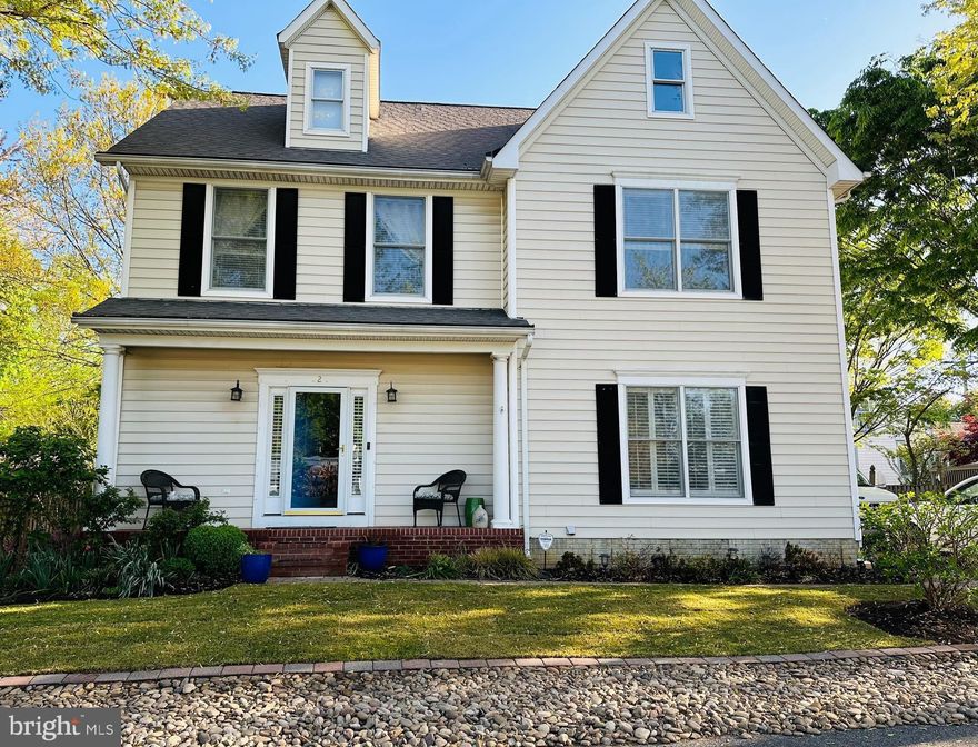 2 Danielle Court is that  rare combination of location and modern convenience in coveted Eastport. On a small street just off  of Bay Ridge Avenue, this home has it all - high main level ceilings and open living spaces on the first level with a living room - dining room combination, large kitchen perfect for the chef and sou chefs, and  family room with a gas fireplace. Out the rear door is the  private fenced garden with hardscape and access to  a screen porch for relaxing .The lower level offers office space, excercise room or the fourth bedroom and a large recreation room for working and playing. The laundry is on the upper level along with 3 good sized bedrooms and two baths, both remodeled. Open this weekend - come and enjoy this lovely home.