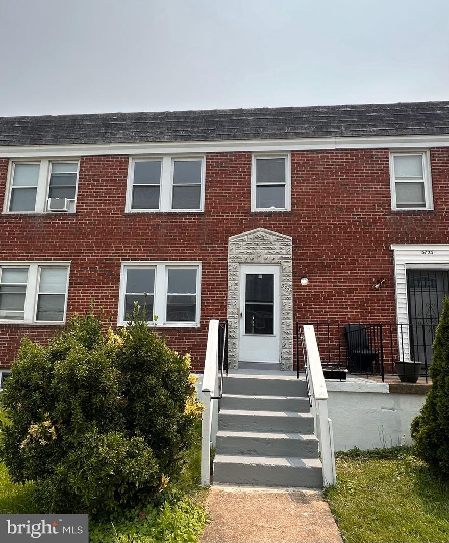 Property Description (MLS Remarks):

Welcome to 3725 Bonview Avenue – First-Floor Apartment | 2 Bedrooms | 1 Bathroom.

This is a floor-one apartment in a shared two-unit building. It is not a single-family home. Prospective tenants, please note: another unit is located within the same structure.

Fully renovated in 2025, the apartment features modern updates, a functional layout, and a clean, refreshed living space.

Located in the Belair-Edison neighborhood and conveniently close to I-95, this home offers easy commuting access and a central location near major Baltimore routes.