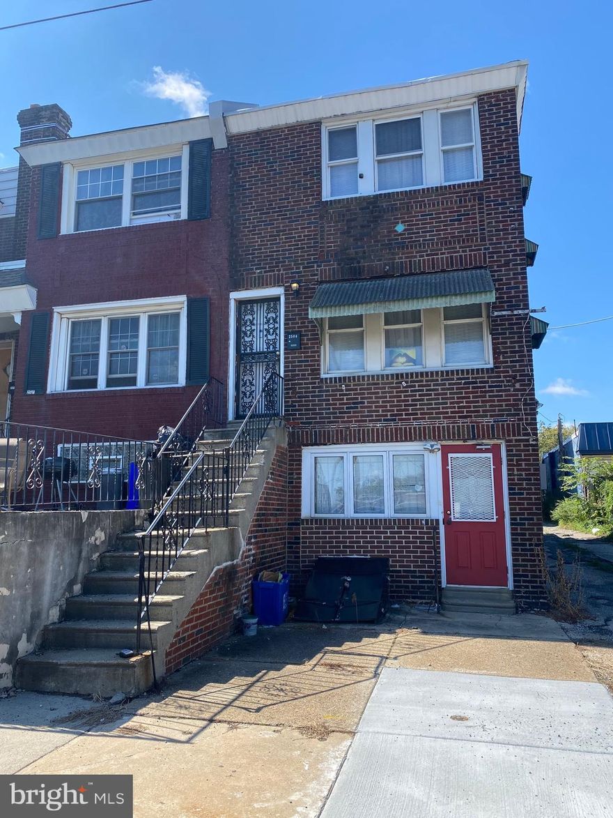 Welcome to this multi-unit property excellent investment, busy corner location in the Elmwood area, property is located at 58th and Elmwood Ave, offering 3 bedroom house 2 bath house, with a master bath in front room, plus a ground level unit (used to be a bar) close to Philadelphia International Airport, center city, transportation, shopping! Taxes have been lowered call listing agent for more details. Zoning is RM1. Property to be sold and as its condition, property  has the potential of having 3 units.