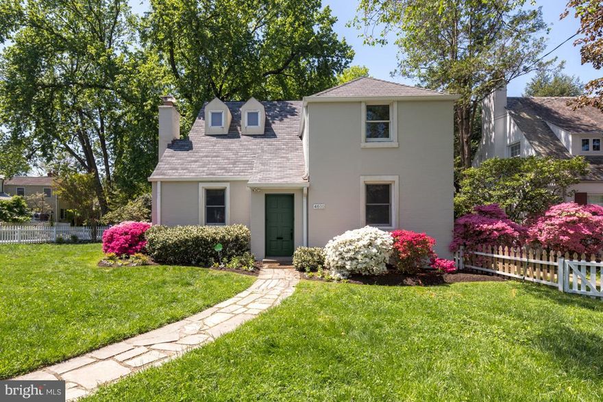 A unique, modernized and expanded English colonial is now for sale in Brookdale with up to 5 bedroom and 4 full baths.  Home offers exceptional living/entertaining space on the main level w/liv rm + fireplace, dining rm, open kitchen to fam rm, guest br with bath, home office/BR w/ bath.  Upper level has Master BR&BA, 2 add'l BRs & bath.  Sited on large corner lot.  Walk to METRO, Shopping, Parks