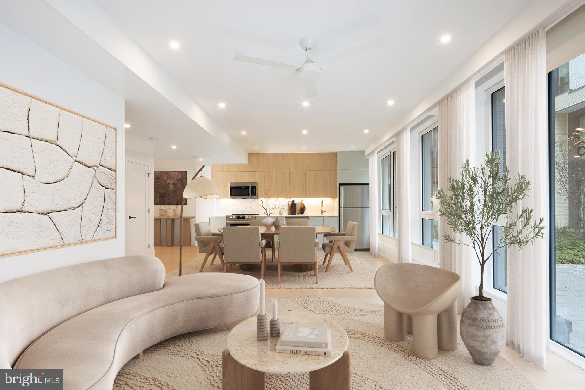 The Premier Collection: a selection of newly built penthouse and bi-level townhomes at Piazza Alta, located in the heart of Northern Liberties, one of Philadelphia's most vibrant neighborhoods. These spacious residences feature sleek designs, high-end finishes, and open floor plans that blend luxury with convenience. Each penthouse was designed with majestic 13' ceilings, fluted glass white upper cabinets, pantry cabinet and best-of-the-best panel-ready appliances. Select penthouses include additional kitchen upgrades like multiple dishwashers and built-in double ovens with dual diagonal convection system.
Close to Center City, you'll enjoy easy access to top dining, entertainment, and cultural hotspots, along with world-class amenities that elevate your living experience. It's the perfect balance of urban living, neighborhood charm, and exceptional convenience. Luxury lives here.Pricing and availability subject to change. Photos are of model units. Pricing inclusive of current offers. Penthouse units & townhome units include 1 parking spot.