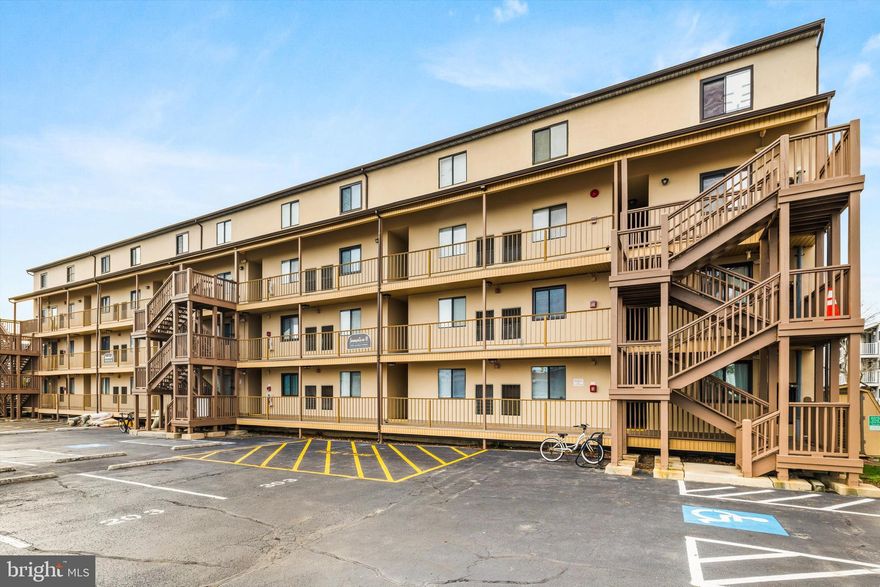 This updated, fully furnished 1-bedroom, 1-bath condo is move-in ready and ideally located in North Ocean City. Just a short stroll to the beach, Starbucks, restaurants, and local shops—including the pharmacy. Enjoy easy access to Northside Park—perfect for walks, events, and fireworks you can watch right from your balcony every Sunday night in the summer! First-floor living means no stairs, and this beach retreat is ready for you to move in and start making memories.