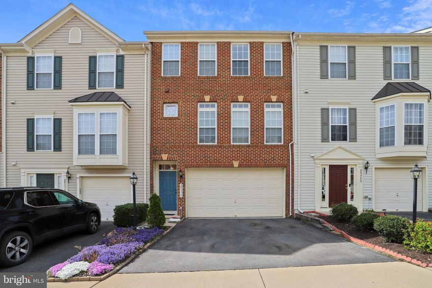 Please wear masks and booties.  No showings past 7:30 pm please, owner occupied home. refrain from touching anything  Welcome home, this  beautiful brick front  townhouse has so much to offer, A very spacious primary bedroom with walk in closets, dual sink primary bathroom with soaking tub and a huge window with a great natural views . Gourmet kitchen with granite countertops. .kitchen island, wall oven and granite counter top. New water heater. the kitchen leads to an amazing morning room filled with natural light. Hardwood in kitchen and family room. Fully finished lower level provides so much space for home office or guest room or play/rec room. Plenty of closets and storage space. rough ins plumping  in first level for another half bath. Water heater 2020, Microwave 2020, new washing machine 2021,Garbage disposal 2019, Main level speaker system and home security system installed.  Lots of community amenities to name few: huge pool, club house, gym, tot lots, tennis courts, basketball courts and walking trails. Move-In Ready.  Seller requests rent back up to 60 days.