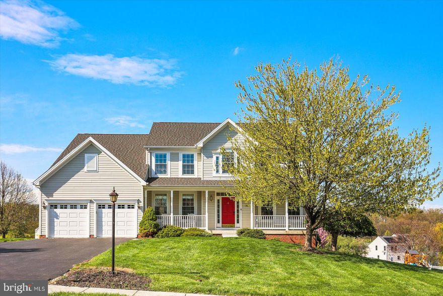 This South Western Schools 4 (could be 5) bedroom 2 & 1/2 bath home is overflowing with space for entertaining!  The two story foyer greets you as you enter the home.  To your right is a formal sitting room and to the left is your formal dining room.  The first floor also features an office that could also be used as a first floor bedroom.  Beyond there, walk through your soaring two story living room which is open to the eat in kitchen with an island and access to the sun room bump out connected to a very large deck area perfect for  summer entertaining!    a Half bath and full laundry on this floor make for ultimate convenience.  The second floor hosts an impressive primary with ensuite area as well as 3 other bedrooms and a second full bath.
The lower level does have a rough in for an additional bathroom, area for a work shop.  The other side of the lower level is a room to be used for a fitness room and a large finished living space to enjoy your slate top pool table.  This lower level recreation room has a daylight walk out to your lush back yard!  Beautiful flowering trees and shed for all your lawn implements.  Homes in this impressive neighborhood do not come on the market often.  Picture yourself walking or biking in this serene location not far from Codorus.  Codorus provides a plethora of outdoor activities to enjoy year round!