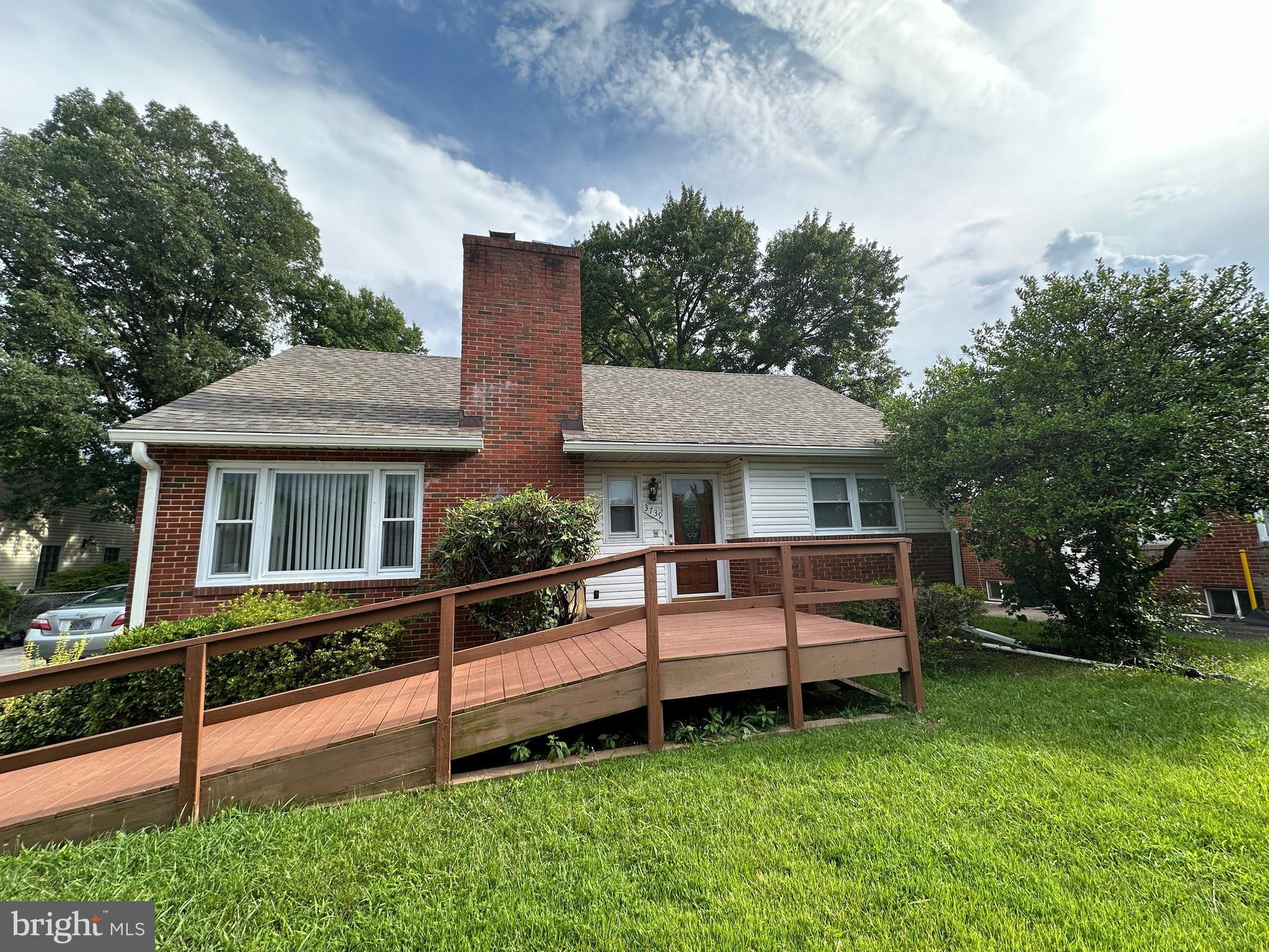 AVAILABLE NOW! Possible subdividable lot to build your dream home or a second home! Immaculate brick single-family home located in Perry Hall. Spacious three-level Cape Cod with 4 bedrooms and 2 full bathrooms, featuring hardwood floors, a new roof, and a new HVAC system. All appliances included.
Enjoy the formal living room with a wood-burning fireplace & a separate formal dining room. The huge fenced rear yard includes a patio and a shed. Driveway with enough parking for 6 cars! This is a must-see! Conveniently close to major highways, including I-95 and I-695. Just minutes from shopping at White Marsh Mall, Towson Town Center, and plenty of Restaurants! Excluded Parties!