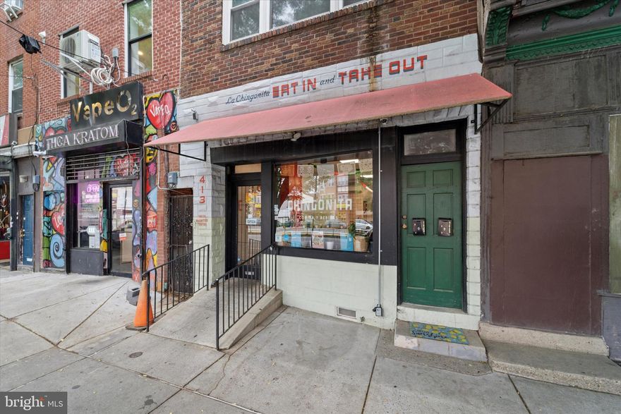 Located in the heart of one of Philadelphia's most vibrant and in-demand neighborhoods, this three-unit mixed-use property is a must-see for investors looking to expand their portfolio. The building features two1-bedroom, 1-bath residential units — ideal for long-term tenants or short-term rentals — and a leased, high-traffic restaurant on the first floor.

This turn-key investment offers immediate cash flow with upside potential in a neighborhood known for its energy, culture, and continued growth. With close proximity to public transit, shops, and nightlife, this is the perfect opportunity to own a versatile and income-generating asset in thriving Fishtown.

Don’t miss your chance to own a piece of one of Philadelphia’s most sought-after areas!