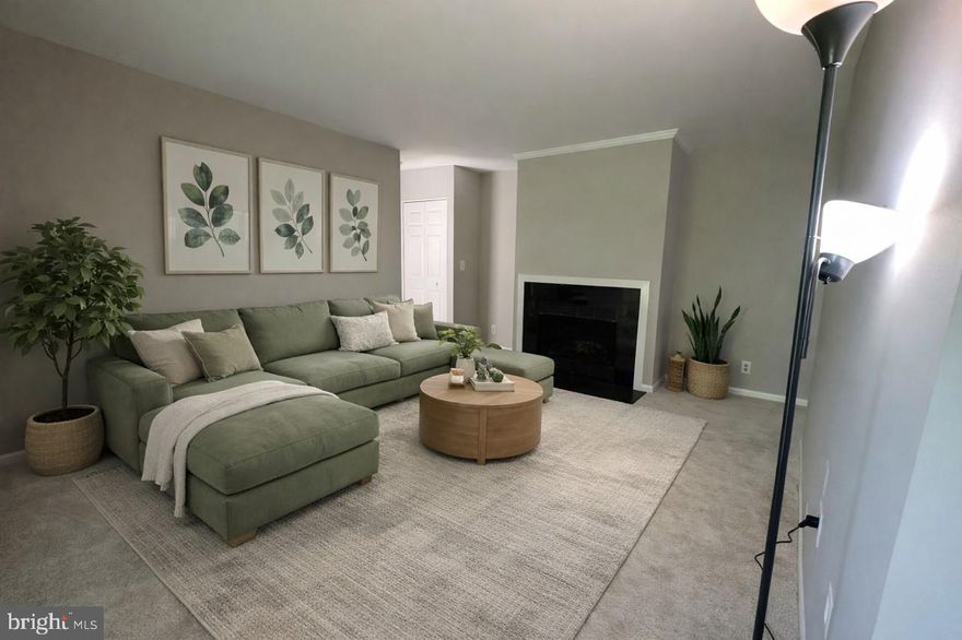 Welcome home to this bright and inviting top-floor 2-bedroom, 1-bath condo, thoughtfully updated with fresh paint and brand-new carpeting throughout.This home offers abundant closet and storage space, central heating, and a new HVAC system installed in 2024 for year-round comfort. Gas and water included in condo fee. Surrounded by scenic walking and biking trails, this community is ideally situated near shopping, dining, Fort Meade, and the University of Maryland, with easy access to both Washington, DC and Baltimore.