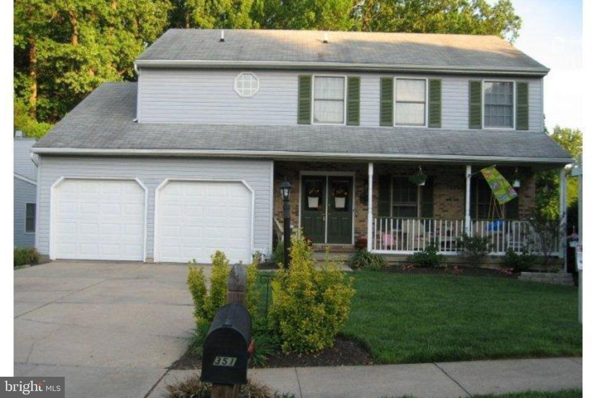 Located in the sought-after Hunters Run neighborhood of Bel Air, this property features a two-car garage and a spacious layout filled with natural light. The living and dining rooms showcase laminate flooring, crown and chair molding, and neutral paint throughout. The eat-in kitchen has Corian countertops, stainless steel appliances, a double sink, and recessed lighting. Just off the kitchen, enjoy a cozy sunken family room with a ceiling fan, perfect for everyday living. Upstairs, you'll find a generously sized primary bedroom complete with crown molding, a ceiling fan, a walk-in closet, and an attached primary bathroom. Three additional bedrooms and a full hall bathroom provide plenty of space for family or guests. The walkout lower level features fresh paint, recessed lighting, a half bathroom, and a large laundry/storage room. Sellers are offering a flooring allowance to choose what you want to complete the space! Step outside through the sliding doors to a private rear yard backing to trees—ideal for relaxing or entertaining. This home is convenient Bel Air location close to shopping, dining, and commuter routes!