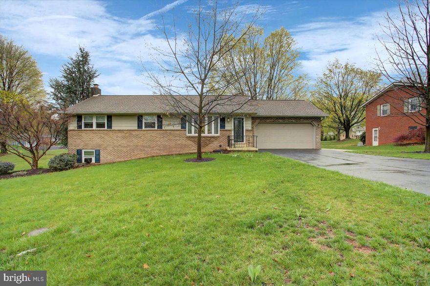 This cozy rancher is bigger than it looks! The first floor includes 3 bedrooms, 1 full bath, a 1/2 bath, a living room, open concept kitchen/dining/family room with hardwood floors and a fireplace,  attached 2 car garage and a large rear composite deck. The lower level is partially finished with bedroom 4 ( or extra family room0 with a fireplace, and a beautifully tiled full bath. It includes a screened in porch off the bedroom (or family room), which exits to the backyard pool. There is plenty of storage throughout, including built in shelving. The home has been very well maintained, so move right in without fixing and updating everything first. 
Close to schools, Shippensburg (Veterans) Memorial Park, grocery, and I81 - it is a great place to call home!