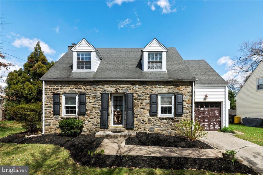 Create the home you’ve always wanted in the heart of Wynnewood, located in Lower Merion Township! This charming two-bedroom, one and a half-bath home sits in a wonderful neighborhood and is just waiting for it's next owner. The first floor includes hardwood flooring and an abundance of windows, creating a light and airy living space. The kitchen is spacious and has direct access to the backyard, which provides convenience for any outdoor gatherings and entertainment. Upstairs, there are two generously sized bedrooms, each with closet space and a shared bath. The home's basement is unfinished, but ideal for additional storage or expansion. There is also an attached garage with driveway, offering ample parking and convenience. Don't miss your chance to be minutes away from shopping, dining spots and cafes, all while being just a short commute into the city.