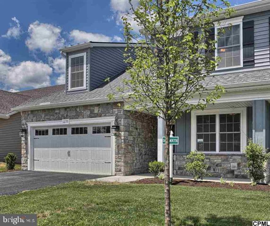 Yingst built Dartmouth. Open floor plan. Room off foyer can be used as office/den, formal dining room, or sitting room. Hardwoods through foyer into kitchen. Upstairs features large loft overlooking family room and large bedroom with separate bath. Loft can be easily converted to 3rd bedroom. Family room has vaulted ceiling, skylights and stone fireplace. Master suite is on main level with vaulted ceiling and spacious bath.