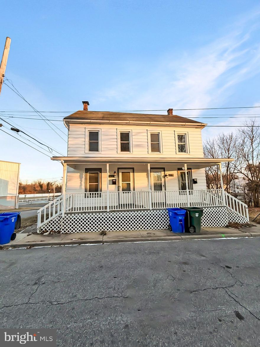 Rare Full Duplex Opportunity | Oversized Lot | Two 3BR Units | As-Is

Investor alert! Welcome to 486 & 488 McDowell Ave, a fully vacant side-by-side duplex offering exceptional scale, flexibility, and upside in the heart of Hagerstown. Each unit features 3 bedrooms and 1 full bath, making this a true 6-bedroom, 2-bath income-producing asset with strong rental history and future value-add potential.

This property stands out as one of the largest duplexes in the immediate area, set on an oversized lot with a detached two-car garage—a rare find for comparable properties. Both units offer refreshed kitchens, original hardwood floors on the main level, and LVP flooring in upper-level living spaces, blending classic character with practical updates.

Previously operated as successful long-term rentals, the property is now delivered vacant, allowing investors or owner-occupants to renovate, reposition, and set market rents without disruption. The home needs cosmetic TLC, making it ideal for a value-add investor, house hacker, or portfolio expansion.

Conveniently located near downtown Hagerstown, major commuter routes, shopping, dining, and ongoing neighborhood reinvestment, this duplex presents a compelling opportunity to acquire scale, land, and income potential at an attractive price point.

Sold strictly As-Is. Inspections welcome for informational purposes only. Don’t miss your chance to secure one of the most versatile multi-unit assets currently available in this pocket of Hagerstown.