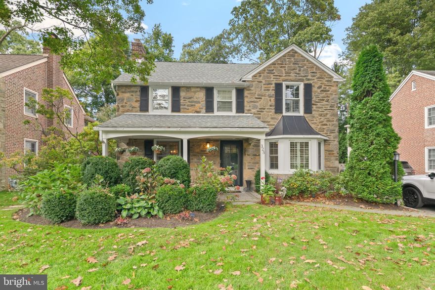 Fully Furnished Rental:  Mature trees, friendly neighbors, and a sprawling park a few steps away act as the idyllic setting for 325 Hamilton Rd in desirable Merion Station. This thoughtfully designed and expertly upgraded 3,500+/- sqft home offers 4 bedrooms, 3.5 bathrooms, a finished basement, a fantastic outdoor space, and a high-end style mirroring the pages of an architectural magazine. Out front, the classic stone facade, lush shrubbery, and charming porch create welcoming curb appeal. Stepping inside the main entrance, you'll find a foyer with a center staircase and coat closet. To the right is an office showcasing the built-ins, crown molding, window shutters, and wainscotting that make up the distinctive character found throughout the home. To the left is a formal dining room anchored by a fireplace. Beautiful hardwood floors stretch past the mudroom and powder room into the open main living space that's sure to become the family hub. There's a breakfast nook with a beverage center and a gleaming all-white kitchen fitted with custom cabinetry, marble counters, stainless steel appliances, a subway tile backsplash, a farmhouse sink, a pantry, and a large island with seating. The cozy den has massive windows overlooking the rear yard and a fireplace flanked by built-ins. The home's finished lower level has space for a playroom and hobbies or fitness. On the upper level are three spacious secondary bedrooms, each with great closets and carpeting. Two share a Jack-and-Jill bathroom, while another full bathroom and an organized laundry room sit off the hall. Completing this level is the hotel-like primary suite. There's an airy bedroom framed by cathedral ceilings, bright windows, multiple closets, and an attached full bathroom with a double vanity. In addition to everything inside, the expansive rear yard has tons of space to play, along with areas for grilling, al-fresco dining, and relaxing by the fire pit. 325 Hamilton Rd's sought-after location in the top-rated Lower Merion school district is just down the street from outdoor activities at General Wayne Park, including a playground, basketball court, and tennis. There's also easy access to Montgomery Dr, Conshohocken State Rd, and I-76. Schedule your showing today!