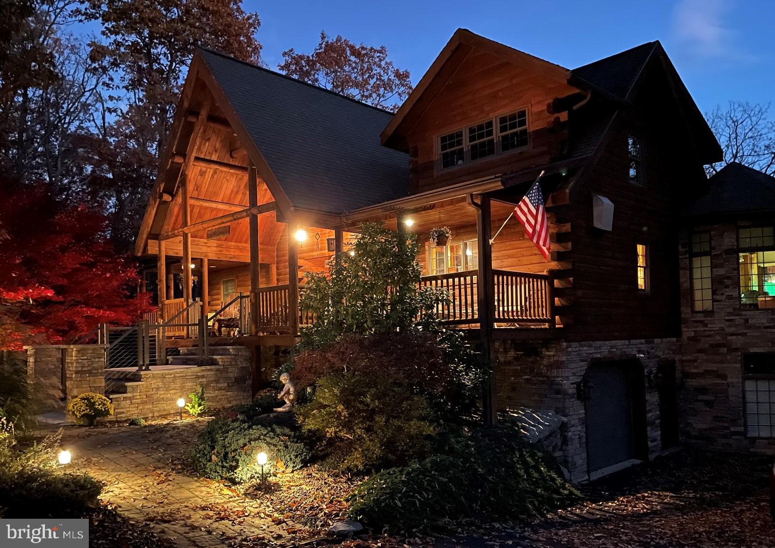 Nestled in a serene setting on 3 lots in Eagle Rock Resort, this stunning 3-bedroom log home offers the perfect blend of rustic charm and modern comfort.  Located within a premier four-season resort, this home provides year around recreation, from skiing, hiking, equestrian activities, and a lake.
-Primary suite on the first floor with a spacious en-suite bathroom
-Open-concept living area with a soaring cathedral ceiling and cozy stone fireplaces
-Epansive deck to enjoy the sights and sounds of the koi pond
-Secluded location while still being close to resort amenities
Whether you're looking for a full-time residence, vacation getaway, or investment property, this home is a rare gem in a sought-after location.