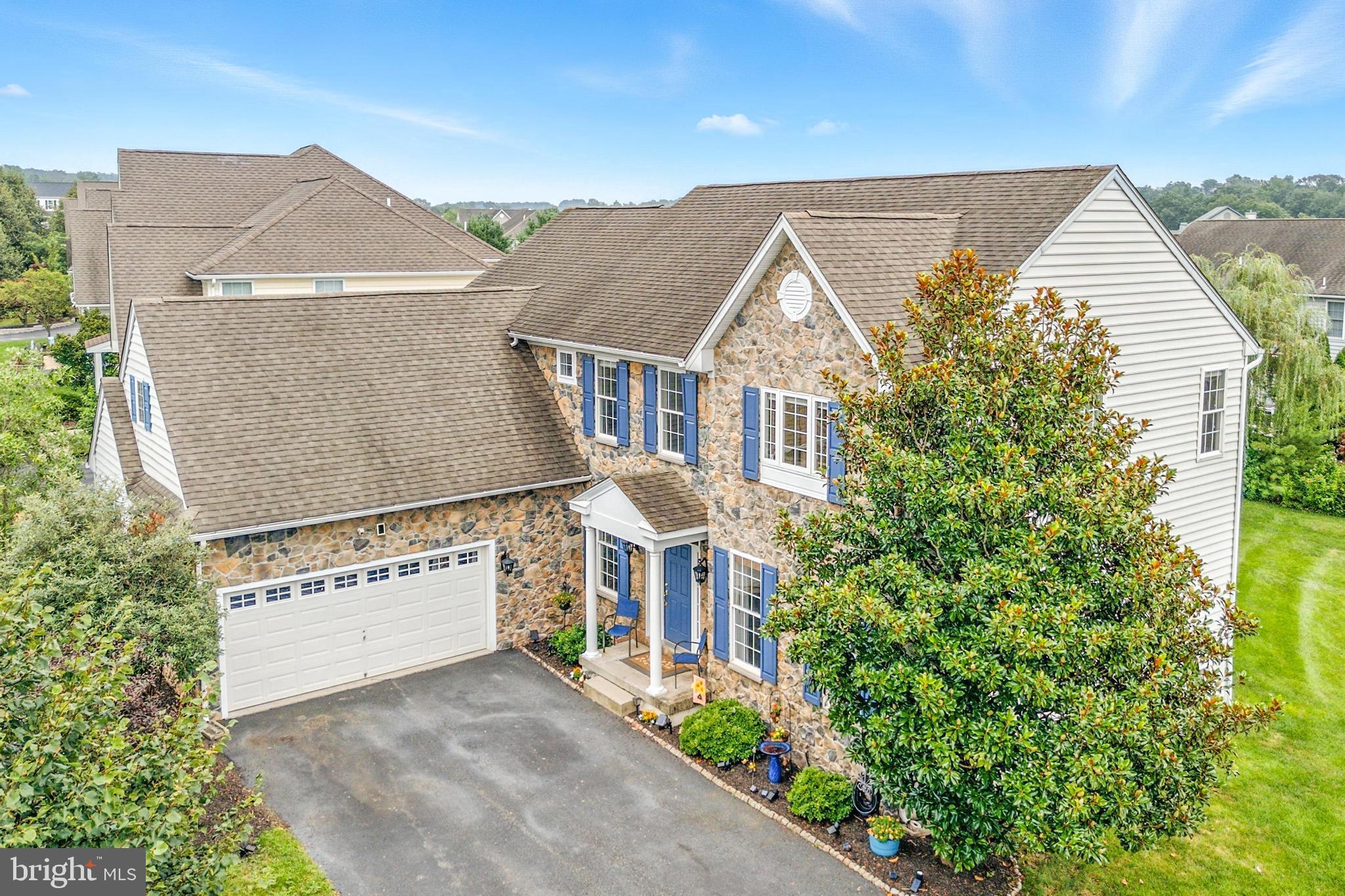 Welcome to this spacious 4-bedroom (with 5 and 6th bedrooms in lower level), 3.5-bath single-family home in the sought-after Raven’s Claw community, located in the highly rated Spring-Ford School District. Step inside to a welcoming foyer that opens to a large living room to the right, and a versatile room on the left—perfect for a home office or additional sitting area.
The formal dining room features oversized windows that flood the space with natural light. Toward the rear of the home, you'll find a generous eat-in kitchen with abundant cabinet and counter space, stainless steel appliances, access to the rear deck—ideal for entertaining or enjoying peaceful views - and flows easily into the great room, with vaulted ceiling, cozy fireplace perfect for gatherings large and small! A convenient laundry room completes the main level.
Upstairs, the spacious primary suite offers sitting area, plush carpeting, a ceiling fan, and ample windows for natural light. The en-suite bathroom features a soaking tub, standing shower, and dual vanities. The remaining three bedrooms are all well-sized with carpeting, ceiling fans, and plenty of natural light and share a spacious hall bath.
The large basement provides endless possibilities for a media room, gym, or playroom! With multiple finished areas, and a full bath, the lower level is perfect for an in-law or au pair suite and ideal for large families or multi-generational living!
Outside, enjoy the beautifully landscaped yard and serene natural views—perfect for relaxing or hosting gatherings.
Don't miss your chance to own a home in one of the area’s most desirable neighborhoods!