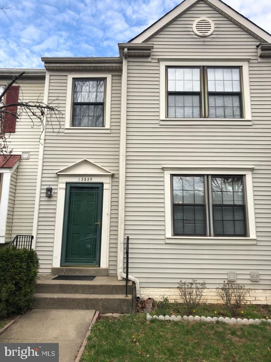 Beautiful Colonial style townhome based in great location around the Centreville area near Fairfax PKWY, I66, & I29. Well-maintained with bright interior and great natural lighting. Three levels complete with attic and fully finished walkout level basement. Hardwood flooring throughout the 1st and 2nd floors. Beautiful kitchen with granite countertops. Having the property’s back to the woods and a nice warm fireplace, enjoy the cozy atmosphere of this wonderful home at 13530 Sierra Dr!
Kitchen/ countertop/ granite 

Property is sold "AS IS " CONDITION SALE
Showing must be scheduled online through Showing Time.

Please parking at # 154 when you have showing the property
OFFER deadline will be Apr 25, 12:00 PM
Sellers will need 60 days rent-back and prefer Elim Title LLC. Sellers are looking for highest guarantee offer.  Please remove shoes or wear booties when touring the home and make sure all doors are locked prior to leaving.