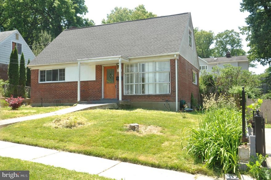 New to the market! Great Location! Convenient to Westfield Wheaton Mall, 2 minute walk to bus stop to the  Red Line Metro, 3 Bedroom, 3 bathroom cape with hardwood floors, full finished basement with multiple rooms, living room, dining room, large covered deck off of the kitchen, shed in a spacious backyard, driveway for 2 cars, tremendous potential. TLC needed. Sold in As-Is Condition. Priced to sell!