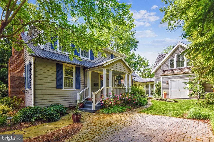 This splendid home was built in 1904 as a summer cottage and family compound.  Through the years, this property along with other original summer cottages on the street, has been transformed into very liveable year-round homes.  Located on a quiet dead-end street in Eastport, this home has more character and personality through it's origins and creative additions by several owners.  It is a "must go  inside and see"  for the fine finishes, original  hardwood floors, three fireplaces  and many unique spaces.   Refer to the floor plan to get the lay of the house.  First floor master bedroom with a wood burning fireplaces, built in drawers, doors out to the patio and gardens overlooking the pool.    Two bedrooms and bath are upstairs in separate area from the master.    Functions well for children or  overnight house guests to have their own space.     Custom designed kitchen with large granite island that can accommodate up to eight people having a "bar dinner" or any meal.  High end appliances - sub zero refrigerator; 6-burner cooktop.  Double wall oven.   Wet bar with icemaker and plenty of glassware storage.  Walk-in pantry for food and small appliance storage and laundry room.  Kitchen has the space for a dining table or can used a sitting area.    The front room also can be used as a formal dining room or a living room - large enough for a baby grand piano.    This room includes a wood-burning fireplace.   Nice flow from dining area into kitchen and down a few steps to the spacious family room with built-ins and cubby areas for belongings.  French doors with access to patio and pool.  Custom-made plantation shutters throughout the house.    In 2007, a separate  wing was added  adjoining the main house to include a recreational/pool room that includes a bar, wine storage, powder room with tile floors.    Stairs to a large room that is currently used as an office/manroom/music room.  Can be used as  a guest wing.  This room has a small balcony overlooking the pool and garden.    Onto  the backyard.....another major reason to own this property.    Heated swimming pool, large enough for laps or kids to swim and play.   Private backyard, completely fenced in with hardscaping, and several areas for entertaining  or just hanging out.  Fire pit in the lower level of the patio with grill and hot tub.  This area can seat over 20+ people for a crabfeast and cookout.   The garden includes underground sprinkler system.  Full sun to bring out the best blooms in plants and flowers, including crepe myrtles  and to grow potted tomatoes and herbs.    The front garden includes trees that were on the property before the house was built, giving this area plenty of shade.     There are two outside storage areas for pool equipment, bikes, garden equipment, kayaks, etc.  Also an unfinished basement that has several areas for storage.  This house is located  near the end of a wonderful tree-lined street.   It is in close proximity to downtown Annapolis and Eastport.   Private driveway and also a parking pad that can park 3-4 cars.   1002 Moss Haven Court is a home that your friends and family will love to visit any time of the year - inside and out.