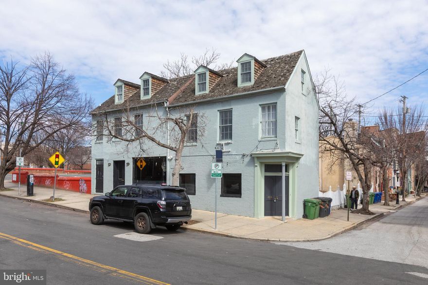 In the Heart of a Beloved Bygone Era of Artists and Beatniks, this Charming Section of Read and Tyson Streets Beckons Boutique Shops, Local Businesses, Coffee Shops, Bakery and Apparel.  
As a Residential Community, this Charming, Existing, Three Story Structure Can Be Converted Back Into One or Two Row Homes Plus New Construction at 900 Tyson Street.  The Ample Parking of 10 Spaces are Currently Rented for Added Income. 
The Listing Price Includes the Vacant Building Lot at 900 Tyson Street.
What a Wonderful Opportunity to Be a Part of Historic Mount Vernon!!