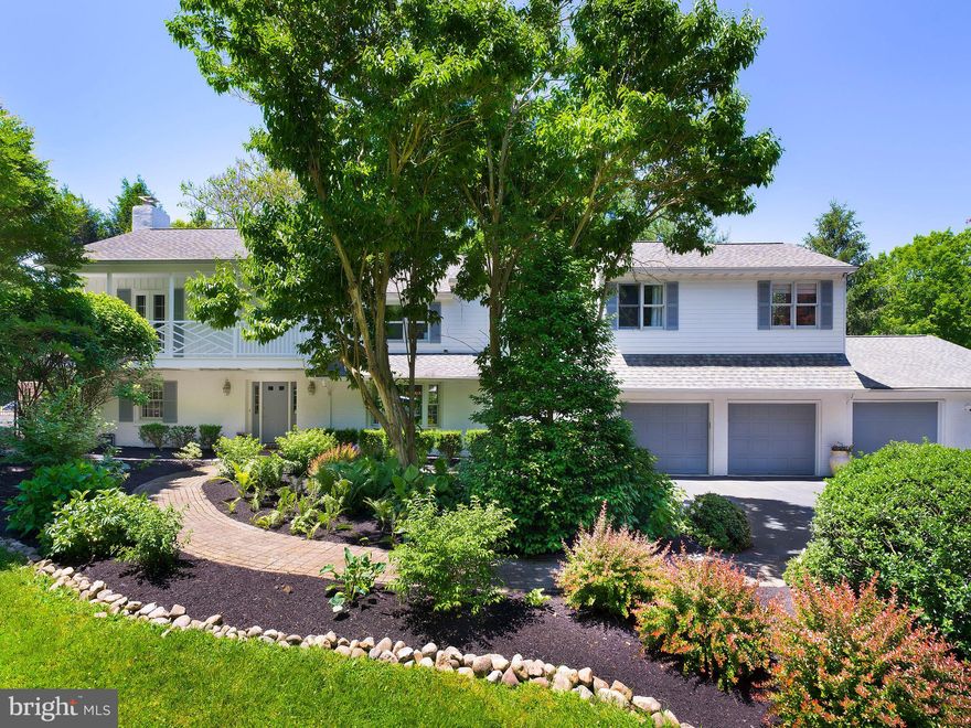 Style meets comfort in this gorgeous, move-in ready, open layout home that has been impeccably updated and maintained. Almost every room has been remodeled including the kitchen, powder room, and primary bathroom full renovations. Newly sanded and stained hardwood floors are found throughout the home creating a nice flow from room to room. You will be delighted as soon as you step through the front door into the bright and welcoming foyer. To the left is the formal living room which features a wood burning fireplace and lovely French doors that open to the paved patio. Continuing through the main floor brings you to the open-concept family room and kitchen, which makes entertaining or spending time with loved ones even more enjoyable. The family room features a newly converted gas fireplace, built-in cabinetry, and large windows that fill the room with warm, natural light. The kitchen has been completely remodeled with a large L-shaped center island that extends to the family room making them one cohesive space. Miele stainless-steel appliances, quartz countertops, crisp white cabinets and a breakfast area complete the stunning kitchen. Directly off the kitchen and family room is the airy and bright formal dining room, as well as a mudroom that leads to the attached three-car garage. The convenient exercise room off the garage adds an additional 300 square feet and makes exercising much more enjoyable. A well-sized office and powder room completes the first floor. Upstairs is home to the four bedrooms, including the primary bedroom which features new hardwood floors, two walk-in closets and the luxurious, remodeled ensuite bathroom. The second bedroom features a juliet balcony overlooking the beautifully landscaped front yard. The third and fourth bedrooms are well-sized and share the spacious hall bathroom with a double sink vanity. The convenient second floor laundry room completes the upper level, and it does not end there! The basement is large and has been finished with new vinyl flooring, provides outside access and is the perfect playroom, gameroom or additional living space. This home is not only in move-in ready condition, but also perfectly situated on over an acre of flat usable land on a quiet and peaceful street. Proximity to major highways, the train to Center-city, award winning schools, and some of the best Main Line shopping and dining adds even more value to this already valuable home. 904 Sulgrave Lane is ready to be loved by its new owners!