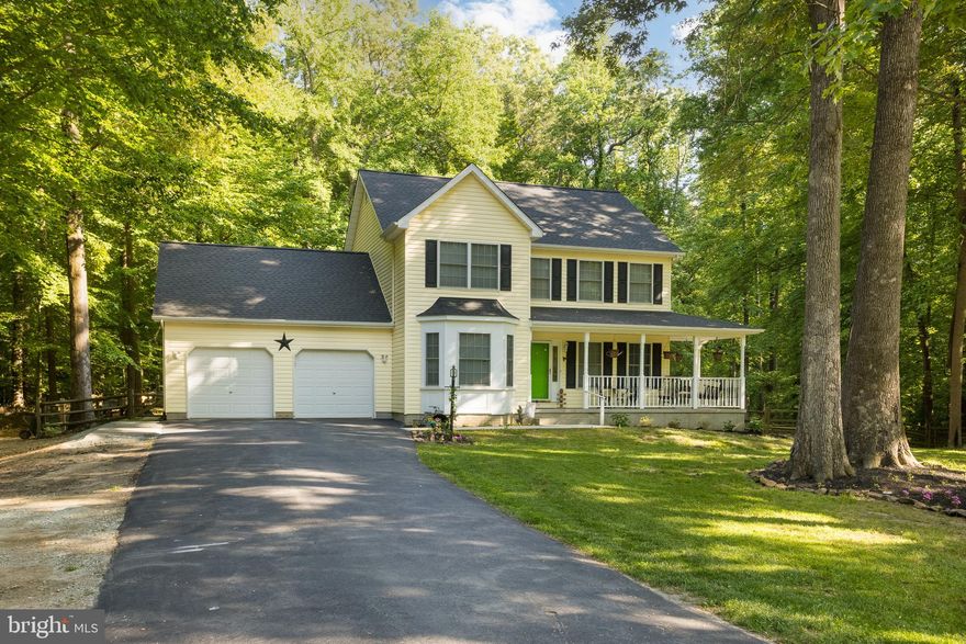 Come Enjoy your Backyard Oasis just in time for Summer. Rarely available home in the water oriented community Bradfield.  This home sits on just over 2 acres and offers incredible privacy for your summer/spring and fall get togethers.  Enjoy your in-ground salt water pool with hot tub and diving board.  The Bradfield Community offers acreage of community space and a trail down to the Elk River where you can relax on the beach area, fish, or kayak.  The home offers over 2400 sq ft has a new roof, new water heater, and a remodeled kitchen.  Upon entering the home you have a formal living room (or office space) and dining room leading to kitchen which opens to a family room.  Family room has all new flooring and shares a fireplace with the Sun Room that looks out over the pool and wooded back yard.  Upstairs features a primary bedroom with walk in closet and primary bathroom with dual vanities and soaking tub.  Two additional bedrooms, hall bathroom, and 2nd floor laundry.  The unfinished basement is awaiting your personal touches. Schedule your showings today!