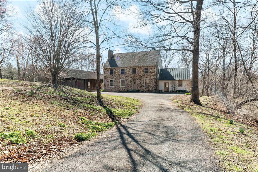Find privacy and tranquility within 6 acres overlooking the Octoraro Creek. Nestled in Andrew's Bridge hunt region of bucolic Chester County, this 18th century farmhouse replica was designed by Richard Buchanan of Archer Buchanan to showcase modern amenities with historic appeal. Twenty-inch-thick stone walls allow for period-correct cheeked window openings and deep windowsills, while radiant floor heat and central AC provide modern-day comfort. The house comes alive when hosting guests, with a floorplan that flows easily and presents multiple opportunities to access the rear patio vistas. Surrounded by pasture and woodlands, the property hosts a large variety of wildlife including bald eagles, osprey, mink, beavers, hawks, songbirds, deer, wild turkey, and the occasional ring-necked pheasant. Enjoy kayaking and fishing from the creek boarder. Numerous equestrian facilities nearby provide boarding and training opportunities. A bonus space is connected via breezeway with a variety of amenities and uses. This is the refined privacy that you have been looking for.

See a collection of the seller's photos taken on the property and in the surrounding area at: https://scroggyroadhouse.com/