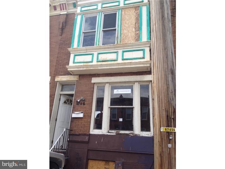 Up and Coming area, 3 bed 1.5 bath house beign sold AS IS. Buyer pays all transfer taxes and is responsible for U & O and repairs needed to clear it.