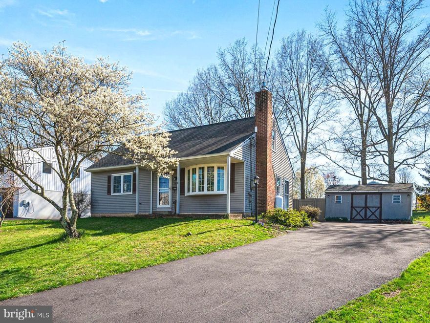 Welcome to 36 Indian Valley Lane, a charming Cape Cod tucked away on a quiet street in Telford Borough within the Souderton Area School District, offering 3 bedrooms, 2 full baths, a basement, an oversized four seasons room, and a great yard to enjoy, just to name a few.

Step inside to oak hardwood floors, a beautiful stone fireplace, and an open kitchen and living space that feels warm and inviting right away. The living area also offers space for dining and a large bay window that brings in great natural light, creating the perfect spot to relax for both humans and pets alike.

The main level includes one bedroom, a full bathroom, and a bonus room that can easily be used as an office, guest space, or playroom. Just off the bonus room is the oversized sunroom, complete with a wood stove and mini-split system, giving you a cozy space to gather, relax, and enjoy all year long. Upstairs, you’ll find two additional bedrooms and a full bathroom, including one bedroom with a walk-in closet, along with another offering great closet space.

The basement adds even more usable space for relaxing, entertaining, storage, and more, featuring a bar area, a separate room with a door currently used as a music room, plus an unfinished space for laundry and additional storage, along with bilco door access to the backyard.

Step outside and you’ll find your own private little escape, as the sellers described… a nicely sized yard with a new 10-foot vinyl privacy fence (2025), perfectly shaded by mature oak trees, and complete with a large 14x18 shed with electricity off to the side.

With major systems recently addressed, including a new heat pump system with central air (2025), appliances (2025), and a younger roof (2016), this home is ready for you to move right in and make it your own. ** The baseboard heating you may notice in photos is no longer in use and was left in place rather than removed following the installation of the new system. **

** And for buyers looking to add value or personalize the space, the layout offers some great opportunities. The kitchen could easily be expanded by extending cabinetry to create additional storage, prep space, or even a breakfast bar. On the main level, there is also potential to open up the wall between the bedroom and bonus room to create a larger primary suite, if desired. ** 

Homes like this don’t last long, and this one is easy to fall in love with. Don’t miss out… schedule a private showing today, or visit an open house! Next open house: TUESDAY EVENING - 4/21 from 4pm - 6pm!
