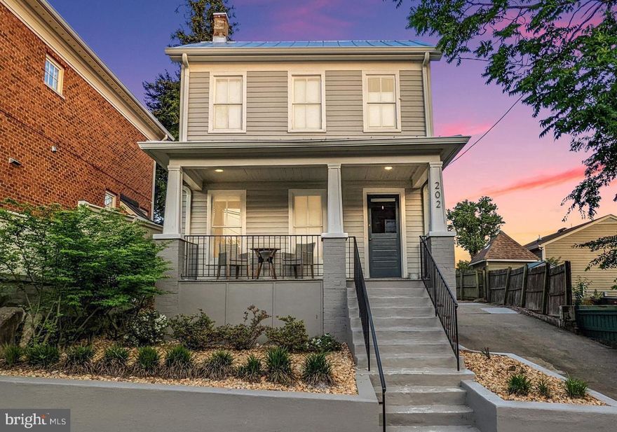 This 3 bedroom, 3 full bath home was comprehensively restored in 2020–2021- thoughtfully updated from head to toe while preserving the architectural details that make downtown homes so special.

During the restoration, the home received a new Galvalume metal roof, dual-zone HVAC systems, updated plumbing and electrical, spray foam insulation, new drywall, restored siding, and stainless steel appliances. Inside, you’ll find restored patina hardwoods and quarter-sawn white oak floors, fully renovated kitchen and bathrooms, and custom cabinetry.

Set on an expansive parcel in the Historic District, this property offers something rarely found downtown: space. Whether you envision gardens, outdoor entertaining, expansion potential, or simply enjoying privacy in the middle of it all, the possibilities here are truly special.

Off-street parking, walkability to coffee shops, restaurants, the VRE, parks, and the Rappahannock River — this is downtown living done right.

Homes like this don’t come along often- thoughtfully restored, mechanically updated, and positioned on one of the most versatile lots in the city.