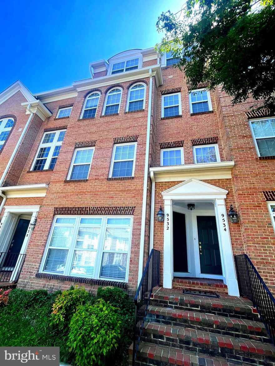 Gorgeous brick unit with  garage townhouse/condo with tons of upgrades! Chef's kitchen  New countertops New gas cooktop, New microwave, New wall ovens New refrigerator. Gorgeous master suite with soaking tub, separate shower, dual vanities. Fresh paint and new Laminate flooring throughout the unit. Nice deck of family room and also deck of main bedroom. The one car garage with driveway allows private parking for two cars. Walk to  VRE station. Community pool. OPEN HOUSE THIS SATURDAY 11-09-2024 BETWEEN 1-4PM.