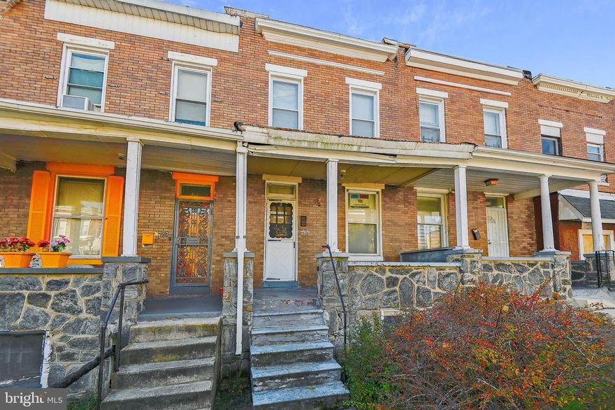 Welcome to 705 Bartlett Avenue! This 3 bedroom, 1 bathroom town house is filled with potential and is waiting for the right buyer. The home features a large fenced in back yard that is perfect for entertaining or gardening. This home is located in east Baltimore and is just minutes to Waverly Shopping Center, Johns Hopkins University, Clifton Park Golf Course and the Wyman Park Dell. Schedule your showing today!