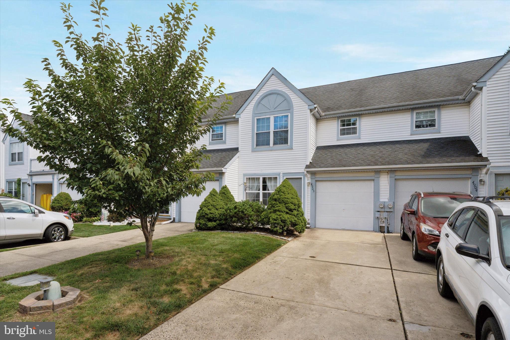 Three bedroom, 1 1/2 bath townhouse in Gwynedd Pointe. Walking distance to shopping, banks and restaurants. Close to schools and parks. Large dining area upon entry to the home. Kitchen has built-in microwave, range and dishwasher, along with refrigerator and plenty of cabinet space. Half of the garage has been converted to a room which is great space for an office, while still leaving good storage space in the 1/2 garage. Powder room on main level. Family room has fireplace, and slider door leading to back patio, which is a quiet location to use the grille. Upstairs you will find the large primary bedroom with ceiling fan, and 2 walk-in closets. Two other bedrooms are on the upper level, one with a ceiling fan. Full hall bath with double sinks, and practical upstairs laundry area round out the upper level. Overflow parking across from the unit. Set your appointment today.