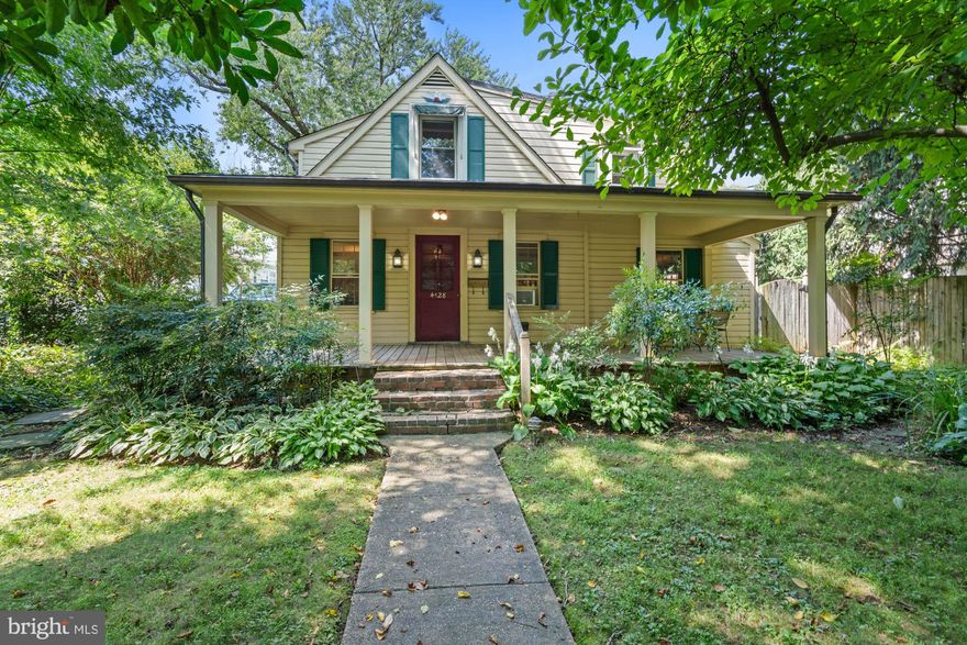 *Offers due on Sunday 9/22 at 10am.
Tucked inside a glorious garden of mature trees and flowering plants is one of Bethesda's most charming and humble farm homes: Welcome to 4628 Western Avenue. In this 1936, move-in and renovate over time, or live out the HGTV-renovation-project of your dreams.  Can't you see yourself selecting the tile, finishing the floors, and chuckling with your 700 followers on TikTok Live as they ask about your paint colors and the sconces you installed to illuminate your 9-foot-wide porch in just the perfect hue?  You'll sigh with contentment as you watch your guests scatter through the flowering yard with paper plates full of coleslaw and chicken kebabs during your first garden party. Yes, this is exactly the place to express your creative self while building a strong sense of home and neighborhood right here in the DMV.

Set far back from Western Avenue, the property is a hidden gem to most. The property is alive with lush greenery, where both flora and fauna thrive. The two-story home welcomes with a deep front porch and cheery red door. With several distinct gathering spaces, this sun-filled three-bedroom, two-bathroom home provides terrific flow for entertaining both inside and out. The first floor includes a spacious living room with wood-beamed ceilings and a fireplace, a dining room/den with built-ins, and an eat-in kitchen bathed in natural light. There is also a full bathroom and first-floor laundry. The cheerful kitchen leads to the patio with access to the alley, parking, and a koi pond. The second level is graced by three bedrooms and a full bath. Additional amenities include an unfinished cellar with outdoor access and private parking.

4628 Western Avenue benefits from neighborhood parks and trails and is convenient to Friendship Heights, Spring Valley, downtown Bethesda, the Capital Crescent Trail, and major transportation routes.
Bethesda’s Crestview neighborhood, named one of Bethesda Magazine “Great Neighborhoods,” is a well-established community that continues to delight residents decade after decade with its block parties and other community events. A short stroll to the neighborhood gem Millie's and the home-town butcher at Wagshal's and sidewalk dining at Pizzeria Paradiso and Compass Coffee, Crate & Barrel, and the Spring Valley Shopping Center. About a mile to the Friendship Heights Metro and all its conveniences, dining, shopping, Amazon Grocery, medical offices, Whole Foods, and more. Westbrook Elementary, Westland Middle School, and B-CC high school serve the neighborhood. In bounds for the Little Falls Swimming Club.
