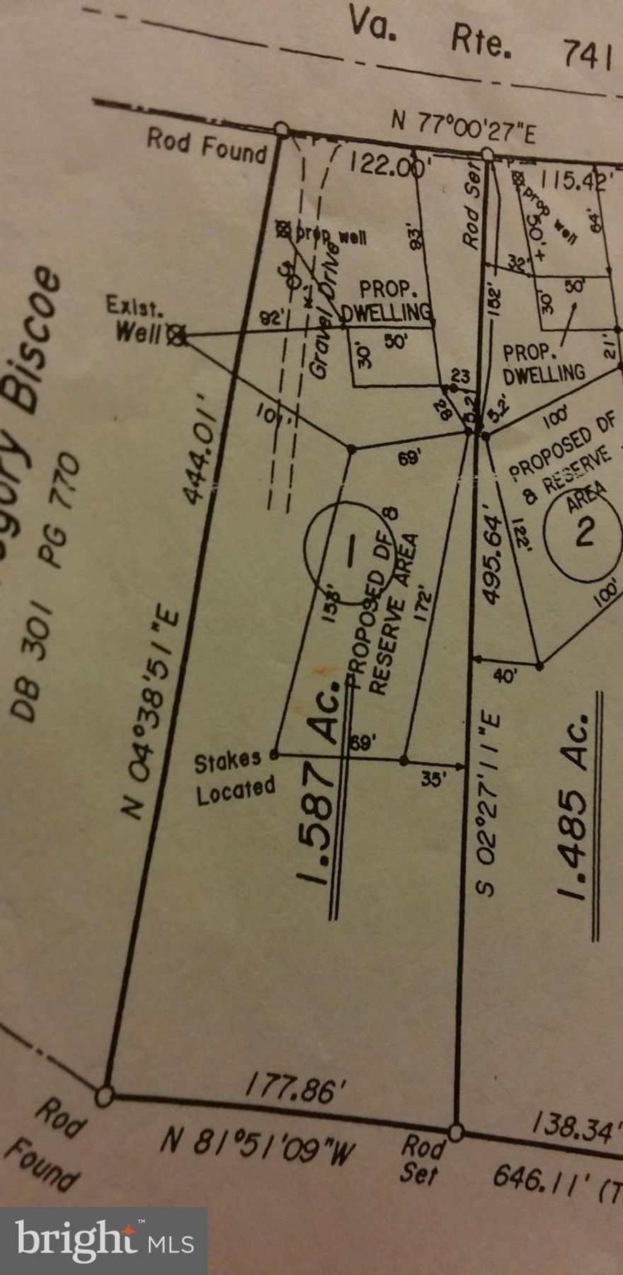 Ready to build!! Cleared in front, nice hardwoods in the rear! A driveway and well installed years ago. Approved for a 3 Bedroom Convention Septic System.  Inquire for more details on the already drilled well. Plat available upon request. This is a very pretty lot on a nice  state paved road ! Ribbon tied near @ right front property line 122' road frontage. Left corner property is @ Yucca Plant.