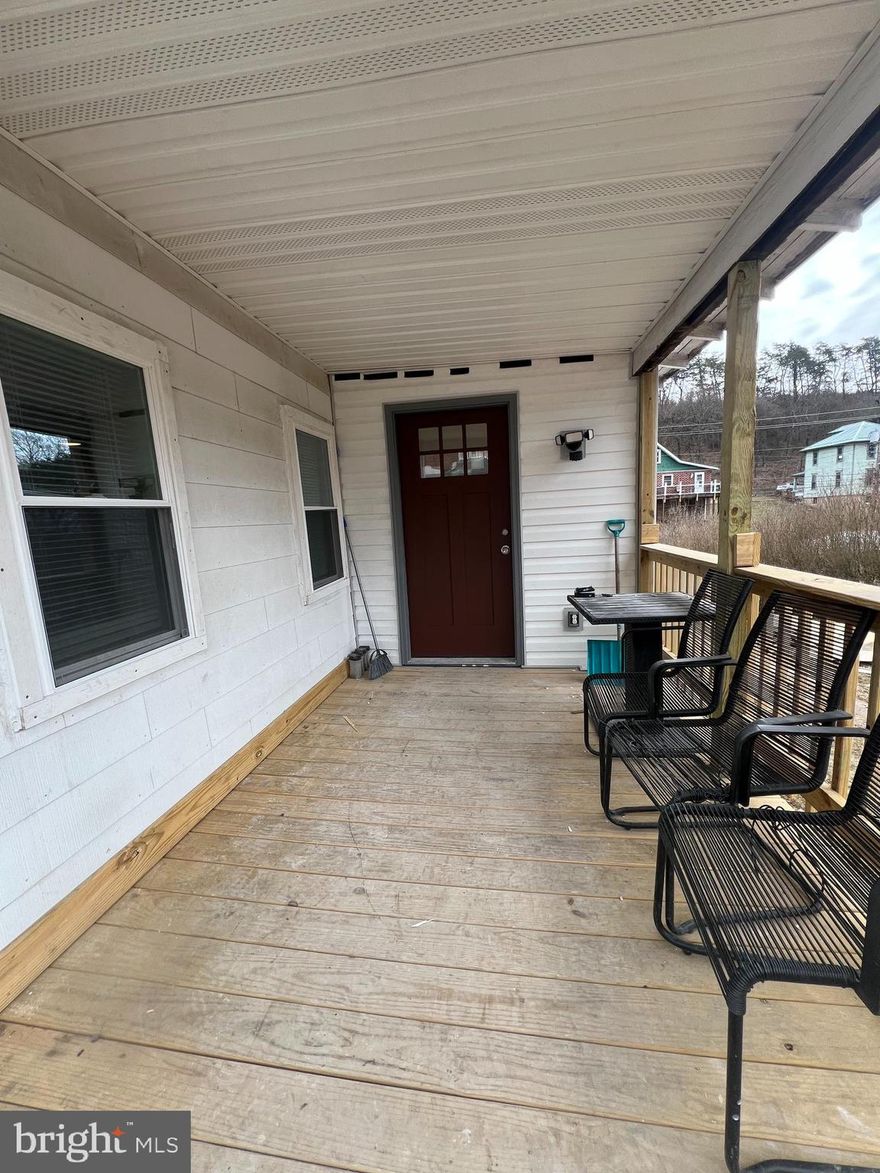 Newly renovated 3 BR tri-plex unit which was once a log cabin!  One unit is finished and has all new appliances, new drywall, fresh paint, new baths and kitchen.  Situated in a valley with 3/4 acre of land, this is a quiet and peaceful location.  The requirements are:  NON-smokers ONLY (no vaping, no intending to quit, smoking outside, etc.), small pets on a case by case basis with pet rent of $35/pet/month, credit score of 625 or higher, income of $40,000 or more, good rental history, no bankruptcies, clean criminal record, four people MAX.