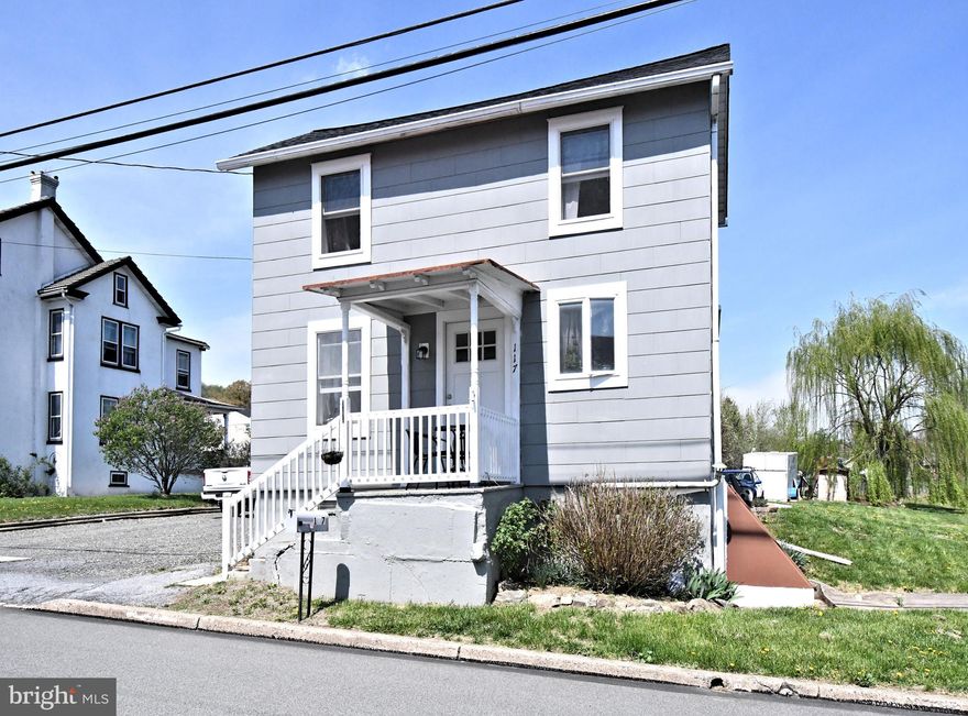 Welcome to this charming home nestled in the heart of Bally—a quaint borough known for its small-town feel, rich history, and peaceful surroundings.

This well-maintained 3-bedroom, 1.5-bath home offers approximately 900 square feet of comfortable living space and sits on nearly a quarter-acre lot. Inside, you’ll find gorgeous hardwood floors throughout, creating a warm and inviting atmosphere. The open kitchen features newer cabinets and a double sink, making it both functional and stylish for everyday living.

Major updates—including a newer roof, HVAC system, and electrical—provide added peace of mind for years to come.

The basement offers additional potential for storage and a workspace with access to outside. Enjoy a spacious yard to relax or entertain. Included with raised garden beds perfect for your own vegetable garden.

Conveniently located in a great area, this home combines charm, updates, and value.
A truly charming, move-in-ready home you won’t want to miss!