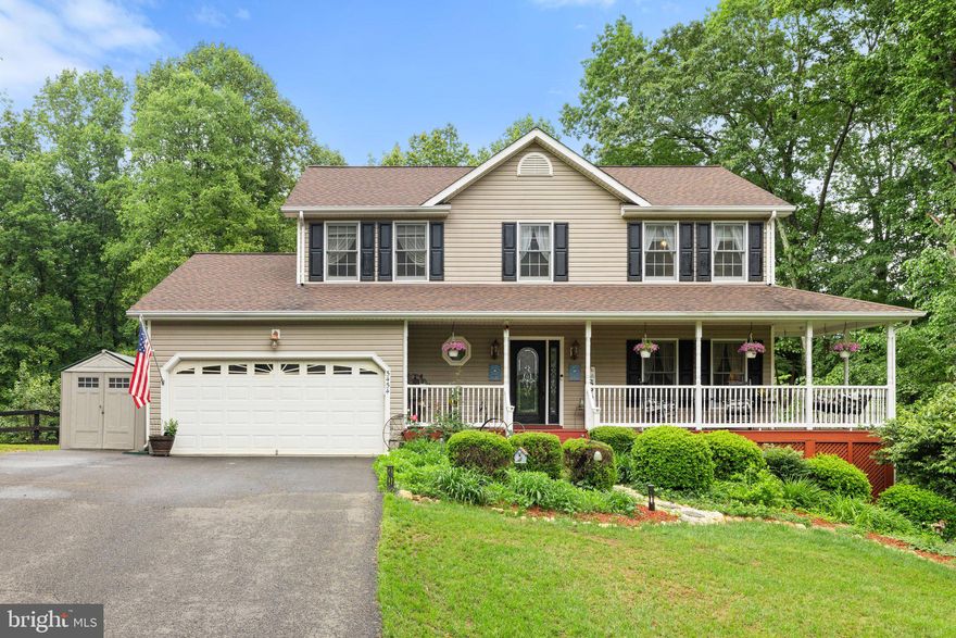 Beautiful home near Warrenton VA! 5 bedrooms and 3.5 bathrooms on a private lot backing to trees. You must see this home with 3 levels of living space and multiple outdoor spaces. Interior professionally painted in 2022, Brazilian Koa flooring, updated HVAC 2012, new roof in 2018. Large cedar gazebo with redwood composite deck. Wrap around porch and beautiful landscaping.