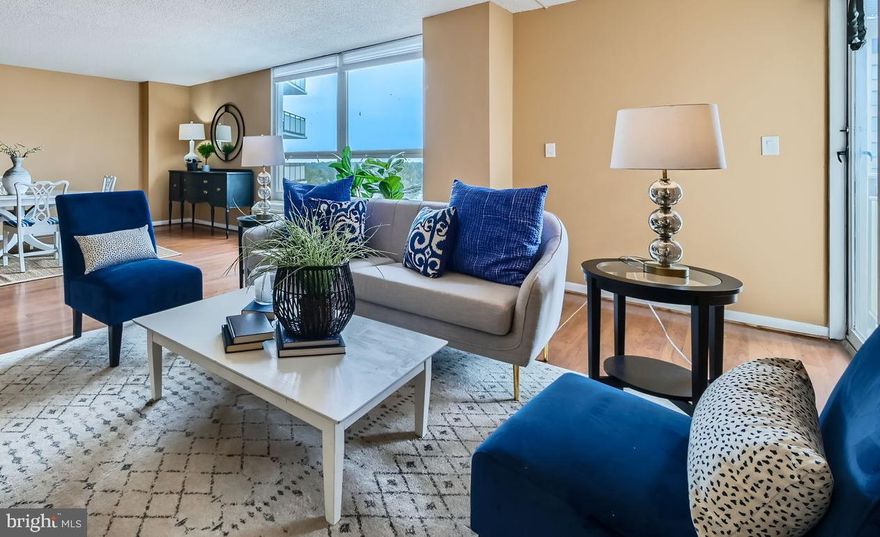 NEW PRICE — Move-In Ready Luxury at The Ridgely!
Two Deeded Garage Spaces Included!
Experience effortless Towson living in this fully renovated 2-bedroom, 2-bath corner condo at The Ridgely — Towson’s premier high-rise. Every inch has been updated for today’s lifestyle and is truly move-in ready.
Enjoy a bright open floor plan with wide-plank luxury flooring, a granite and Carrera-style kitchen with brand-new Whirlpool appliances, and two designer baths featuring comfort-height vanities and a spa-style primary suite with rainfall shower and body jets.
Relax on your private balcony with pool views, and enjoy all utilities included in your condo fee.
Building amenities:
 Two deeded garage spaces (#45 & #46) near elevator
 24-hour concierge and security
 Outdoor saltwater pool
 Private storage
 Walkable to Towson Town Center, dining, and Towson University
FRESH, STYLISH, AND PRICED TO SELL--THIS ONE'S READY TO IMPRESS!