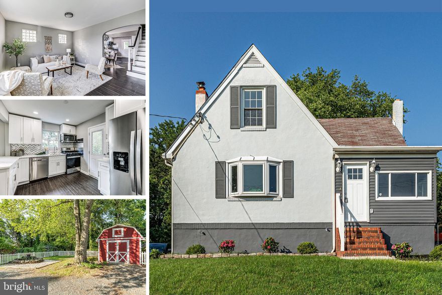 Beautifully renovated from top-to-bottom 4 brm 3 full baths home, featuring open and bright floorplan. Gleaming new floors throughout. New baths w/ masterful tile work. New, gourmet kitchen w/ SS appliances. Fully finished basement w/ full bath and a workshop.  Huge back yard backing to greenery. MUST SEE!