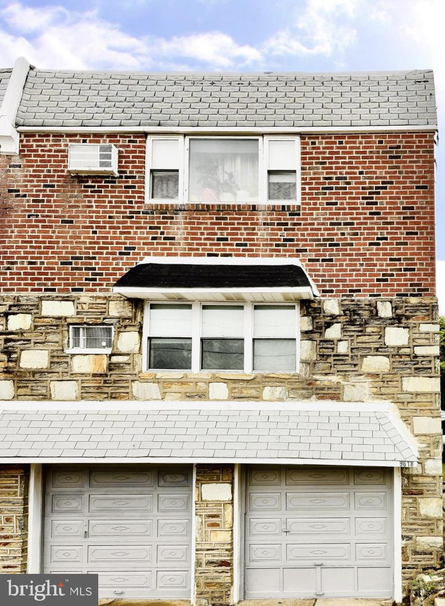 SPACIOUS DUPLEX IN BUSTLETON LOCATION - 2 CAR GARAGES + BONUS ROOM
2252 Sq Ft finished area 
Very large, well-maintained duplex located in the highly desirable and convenient heart of Bustleton, on quiet Hoff Street. This home offers 2 spacious 2-bedroom units (each 1032.5 sq ft), plus a finished bonus room (11’ x 17’, 187 sq ft)—bringing the total finished space to 2,252 sq ft, approximately 25% larger than typical 1,800 sq ft duplexes found in Philmont Heights/Somerton and Torresdale. Perfect for house hacking! live one floor rent out the other for cheap living. Rarely offer investment, 2nd owner since 1994 with love and care.      
 LOCATION, LOCATION, LOCATION! 
o Steps to Anne Frank Elementary School (Top 10 in Philadelphia school District – U.S. News & World Report, K–12 Rankings) 
o Walking distance to Maternity BVM Grade School, shopping, community centers and public transit (Bustleton Ave. & Roosevelt Blvd.)  
o Easy access to I-95, PA Turnpike (I-276), and major shopping centers (Neshaminy Mall, Philadelphia Mills)  
o Ideal for owner-occupants, investors or commuters  
 INTERIOR FEATURES
 o 2 large units: Each unit includes 2 bedrooms, a full bath, and spacious living areas (each 1032.5 sq ft) 
 o Bonus room: 187 sq ft ground-level finished space—perfect for office, gym, etc.  
 o Natural light: Skylight in 2nd floor bathroom 
 o Economical: Heated by clean natural gas baseboard hot water radiators  
 EXTERIOR & LOT
- Walk out basement from the front and back 
 o 2 garages + driveway parking  
 o Private, tree-lined backyard with fencing—ideal for family use or entertaining 
 RECENT UPGRADES & MAINTENANCE  
 o 2025: New 1st floor kitchen countertop & sink; new front door, freshly painted 
 o 2023: New roof with transferable warranty (through 2038)  
 o 2021: New electrical circuit breaker panels; new 1st floor windows; new 1st floor cooktop  
 o 2019: New hot water heaters (2) and clothes dryer  
 o Approx. 2017: Recessed ceiling lighting in 2nd floor kitchen  
 o 2015: New baseboard hot water boiler  
 INCLUDED APPLIANCES & FIXTURES
o 2 refrigerators
o 4 wall A/C units  
 o 1 dishwasher  
 o 1 dryer  
 o 2 ceiling fans  
 o 1 garage door opener  
 o Stove ventilation hoods  
 o Wall exhaust fans   
 OTHER HIGHLIGHTS
 o Leases are month-to-month, offering flexibility for owner-occupants or investors