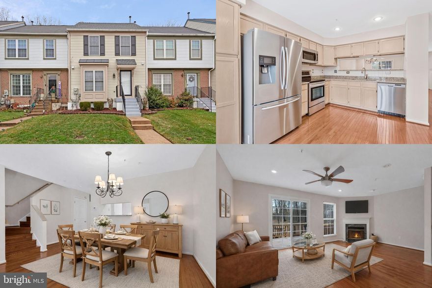 This Severn townhome has been thoughtfully updated and is ready for you to move in and enjoy. Nestled in an established community, it offers a practical layout, inviting living spaces, and important system upgrades that provide peace of mind.

On the main level, rich hardwood floors and a cozy fireplace create a welcoming atmosphere in the living area. The kitchen features granite countertops and plenty of workspace, perfect for cooking and gathering with family and friends. Fresh paint, new flooring, and updated carpeting throughout most of the home give it a bright, refreshed feel.

Upstairs, the primary bedroom boasts a vaulted ceiling, filling the space with natural light and a sense of openness. The lower level includes a second fireplace, making it a flexible area for a recreation room, home office, or extra lounge space.

The outdoor areas are equally inviting. Backing to trees, the home enjoys a private, natural backdrop. A spacious deck provides room for relaxing, entertaining, or simply enjoying the peaceful surroundings.

Key updates include a roof replaced in 2017, a hot water heater that is five years old or newer, and an HVAC system serviced with new parts in 2024. These improvements ensure comfort and long-term value.

With easy access to major commuter routes, shopping, dining, and local amenities, this home offers the perfect mix of location, condition, and features, ready for you to make it your own.