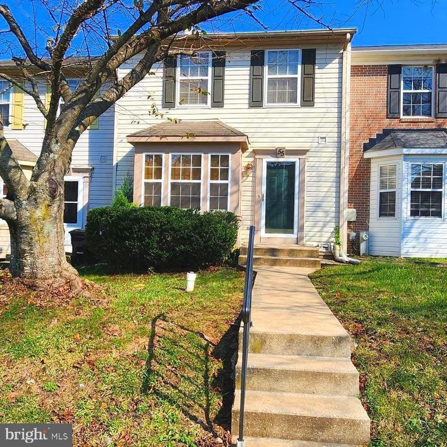 Welcome to 55 Powder view Ct! Discover the ideal rental home located in a desirable neighborhood. This beautifully maintained residence features 3 bedrooms and 2.5 bathrooms, offering spacious living areas perfect for families and entertaining. Lower level features convenient laundry facilities and a large room ideal for a home office, playroom, or extra storage. Enjoy a bright and airy living space that seamlessly connects to the dining area and kitchen. The modern kitchen is equipped with brand new stainless steel fridge and microwave. The rear deck is perfect for relaxing or hosting gatherings.  This property is conveniently situated near the I-95 Corridor, White Marsh shopping mall, Gunpowder State Park and numerous local eateries! This property is a must-see! Schedule a showing today to experience all that 55 Powder view Ct has to offer! Ideal tenants should have an income of 2x months rent in income and a minimum credit score of 650+. Contact listing agent for application links.