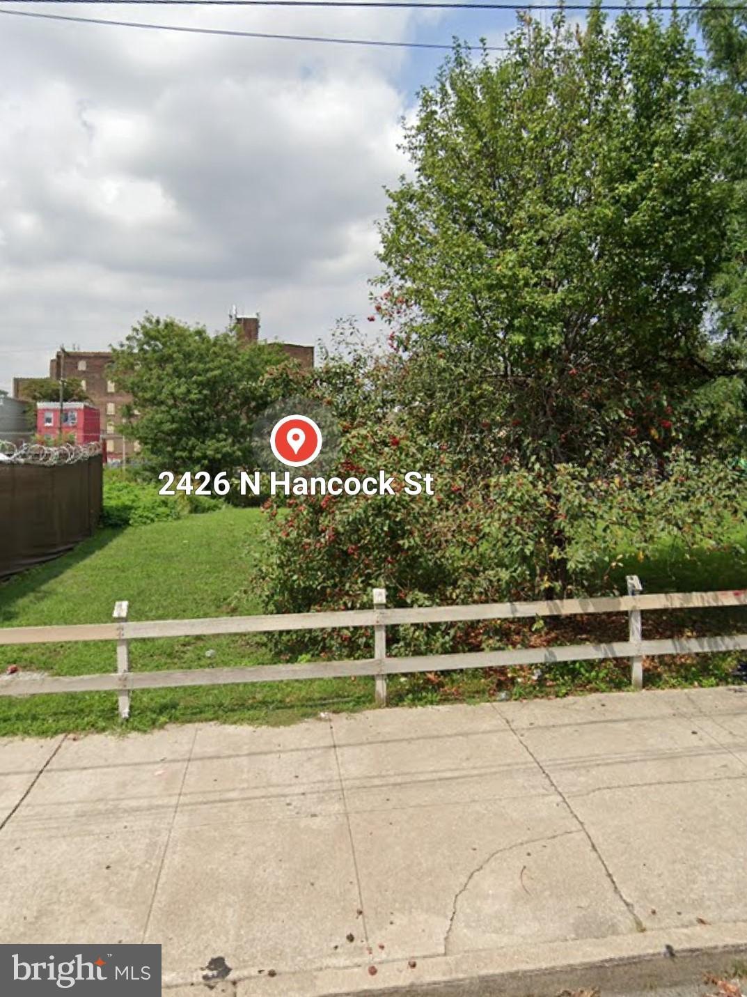 RSA5 zoned development site. Street to street. Property is 52 feet across the front on Hancock and 36 feet across the back and 109 feet deep for 4931 square feet. Being sold cash as is, proof of funds required. Buyer responsible for city certificate (U&O). Seller requests that buyer use seller's title company for title insurance and settlement services. Drive by to show.