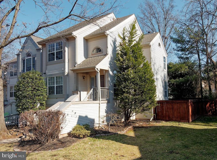 Beautiful end town home for rent.  4 bedrooms and 2.5 baths.  2 reserved parking spaces.  Fenced back yard.  Updated kitchen.  Open family room with fire place.  Spacious living room.  Primary bedroom with cathedral ceiling. Lower level guest room and huge rec room.  Conveniently located to lots of commuter options: Rt 66, Rt 28, Rt 29. Move in ready!