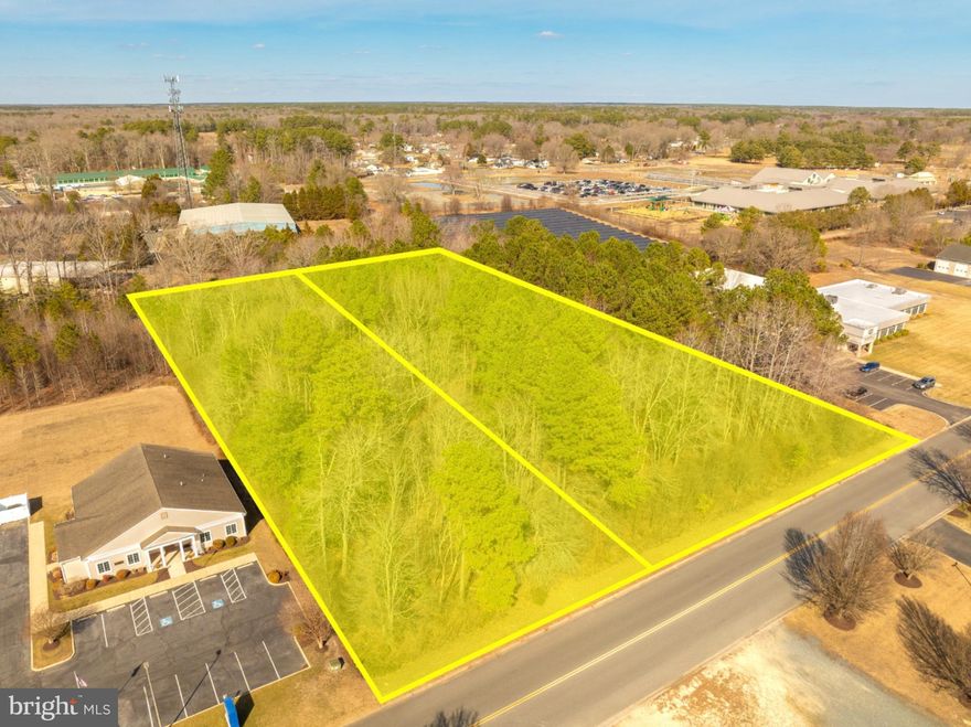 Two individual platted lots totaling 2.84 acres available, with no city taxes. Easy access to Rt 50 and the Rt 13 bypass allowing timely access to three counties.