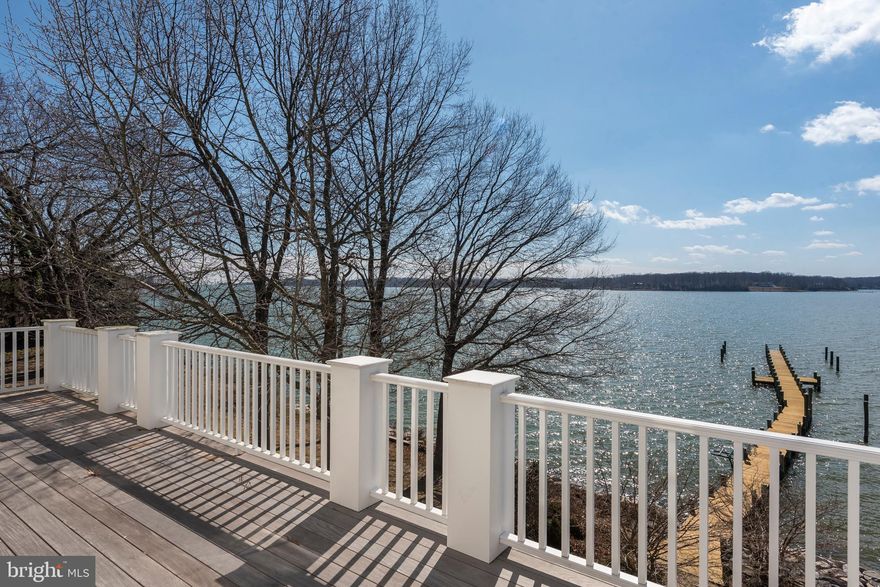 One of the finest Annapolis waterfront locations! Stunning 1.22 acre site on private Melvin Point with magnificent panoramic views of the South River and 322 feet of water frontage, extensive rip-wrap. Enjoy the water from the private 110  pier. Complete renovation of older waterfront home in process with delivery in late 2020. Includes new 2 car garage with bedroom and bath above it,  refurbished pool,  fire pit and hardscape. PRIVATE ROAD. Do not enter without listing agent permission.